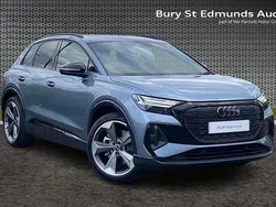 Blue Used 2025 Audi Q4 e-tron Black Edition SUV | £40,995 (A bit pricey)