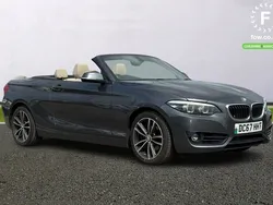 Grey Used 2017 BMW 218 Sport Line Cabriolet | £12,699 (Fair price)