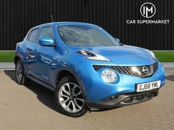 Blue Used 2018 Nissan Juke Tekna SUV | £9,585 (Fair price)