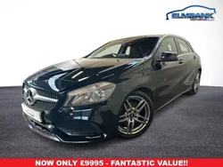 Black Used 2017 Mercedes A200 AMG line Hatchback | £9,995 (Fair price)