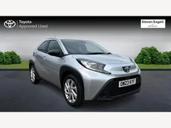 Silver Used 2023 Toyota Aygo PURE Hatchback | £11,928 (Fair price)