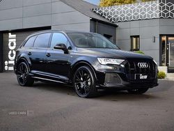 Black Used 2022 Audi Q7 S-Line SUV | £40,890 (A bit pricey)