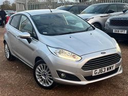 Silver Used 2013 Ford Fiesta Titanium Hatchback | £4,850 (Fair price)