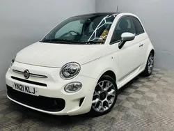 White Used 2021 Fiat 500 Rockstar Hatchback | £9,490 (Fair price)