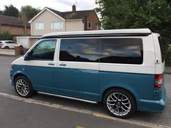 Blue/white Used 2015 VW T5 Startline Van | £17,100 (Fair price)