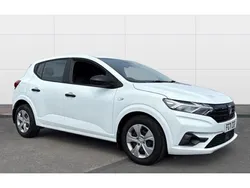 White Used 2021 Dacia Sandero Essentiel Hatchback | £9,177 (Fair price)