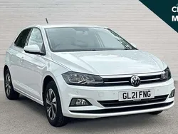 White Used 2021 VW Polo Match Hatchback | £14,092 (Fair price)