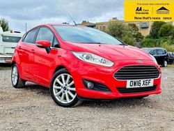 Red Used 2016 Ford Fiesta Titanium Hatchback | £7,288 (Fair price)