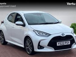 White Used 2022 Toyota Yaris Hybrid Hatchback | £17,780 (Fair price)