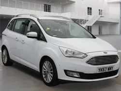White Used 2017 Ford Grand C-Max Titanium MPV | £9,699 (Fair price)