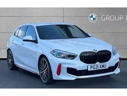 Alpine white Used 2021 BMW 128 Comfort Edition Hatchback | £23,875 (Fair price)