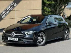 Black Used 2019 Mercedes A180 AMG line Hatchback | £16,995 (Fair price)