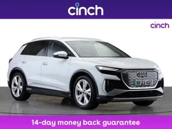 White Used 2023 Audi Q4 e-tron S-Line SUV | £26,599 (Good price)