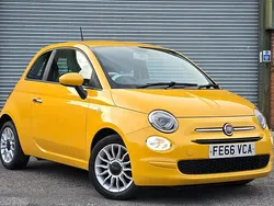 Yellow Used 2016 Fiat 500 Pop Star Hatchback | £4,495 (Fair price)