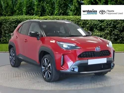 Red/black Used 2022 Toyota Yaris Hybrid Edition Estate | £23,295 (Expensive)