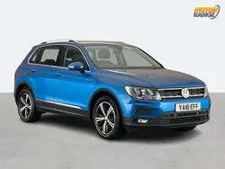 Blue Used 2018 VW Tiguan SE SUV | £12,295 (Good price)