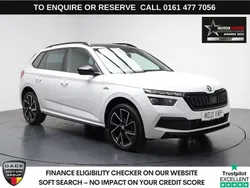 White Used 2021 Skoda Kamiq Monte Carlo SUV | £17,390 (Fair price)