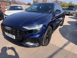 Blue Used 2019 Audi Q8 S-Line SUV | £32,995 (Fair price)