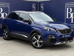 Blue Used 2018 Peugeot 3008 GT-line SUV | £11,199 (Fair price)