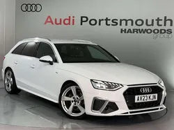 White Used 2023 Audi A4 S-Line Estate | £27,790 (Fair price)