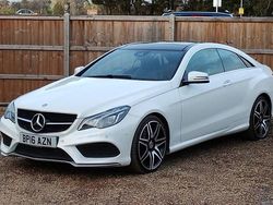 White Used 2016 Mercedes E350 AMG line Coupe | £14,400 (Fair price)
