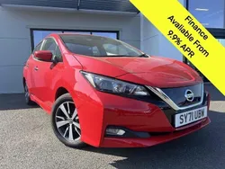 Red Used 2021 Nissan Leaf Acenta Hatchback | £8,395