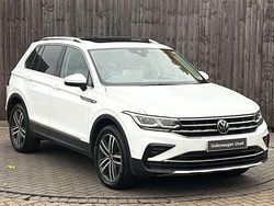 White Used 2021 VW Tiguan Elegance+ SUV | £23,899 (Fair price)