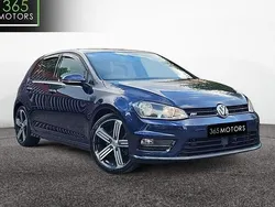Blue Used 2016 VW Golf VII R-line Hatchback | £8,990 (Good price)