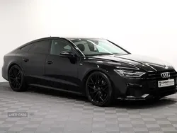 Black Used 2021 Audi A7 S-Line Hatchback | £27,995 (Fair price)
