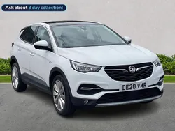 White Used 2020 Vauxhall Grandland X Elite SUV | £13,225 (Fair price)
