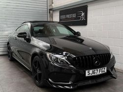 Black Used 2017 Mercedes C250 AMG Line Premium Plus Coupe | £14,489 (Expensive)