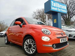 Pink Used 2016 Fiat 500 Lounge Hatchback | £6,495 (Fair price)