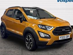 Yellow Used 2022 Ford Ecosport Active SUV | £12,900 (Fair price)