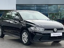 Black Used 2021 VW Polo Life Hatchback | £15,561 (Fair price)