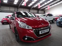 Red Used 2016 Peugeot 208 Prestige Hatchback | £8,485 (A bit pricey)