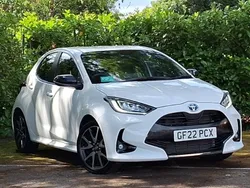 White Used 2022 Toyota Yaris Hybrid Hatchback | £17,498 (Fair price)
