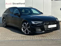 Mythos black, metallic Used 2025 Audi A6 Black Edition Estate | £54,950