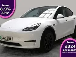 White Used 2022 Tesla Model Y Long Range SUV | £23,716 (Fair price)