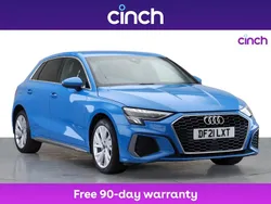 Blue Used 2021 Audi A3 e-tron S-Line Hatchback | £17,549 (Fair price)