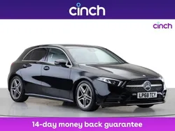 Black Used 2018 Mercedes A180 AMG line Hatchback | £14,499 (Fair price)