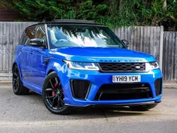 Blue Used 2019 Land Rover Range Rover Sport SVR SUV | £40,950 (Good price)