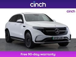 White Used 2021 Mercedes EQC400 AMG Line Premium SUV | £27,099 (Fair price)