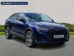 Blue Used 2024 Audi Q3 Black Edition SUV | £35,036 (Fair price)