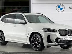 White Used 2022 BMW X3 M Sport SUV | £35,296 (Fair price)