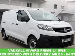 White Used 2023 Vauxhall Vivaro Van | £21,468 (Expensive)