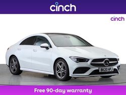 White Used 2020 Mercedes CLA180 AMG Line Premium Plus Sedan | £22,599 (Fair price)