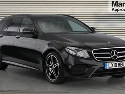 Black Used 2019 Mercedes E300 AMG Line Premium Plus Estate | £20,991 (Good price)