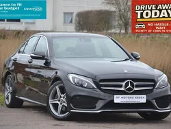 Black Used 2014 Mercedes C220 AMG line Sedan | £6,500 (Expensive)