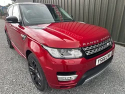 Red Used 2016 Land Rover Range Rover Sport HSE SUV | £18,950 (Fair price)