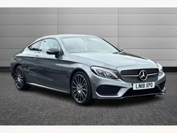 Selenite grey Used 2018 Mercedes C220 AMG Line Premium Coupe | £16,750 (Fair price)